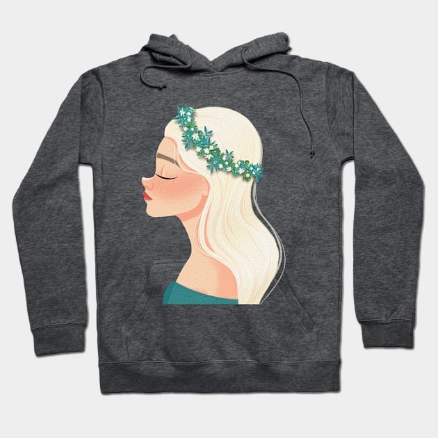 Blooming beauty Hoodie by Snowdrop Arts